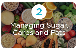 Managing sugar, carbs and fats